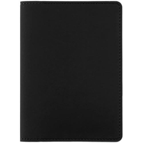 Обложка для паспорта Shall Simple, черный Обложка для паспорта Shall Simple, черный