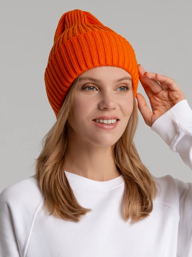 Шапка Yong, оранжевая (апельсин) Шапка Yong, оранжевая (апельсин)