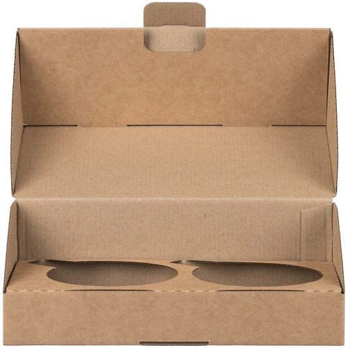 Коробка Klep для двух кружек, крафт Коробка Klep для двух кружек, крафт