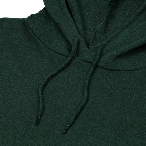 Толстовка с капюшоном унисекс Hoodie, темно-зеленый меланж Толстовка с капюшоном унисекс Hoodie, темно-зеленый меланж