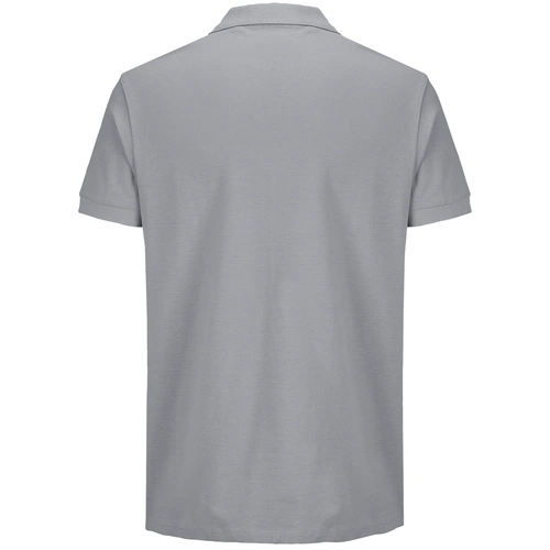 Рубашка поло унисекс Pacific, серая Рубашка поло унисекс Pacific, серая