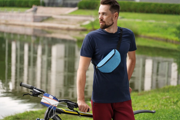 Поясная сумка Handy Dandy, синяя Поясная сумка Handy Dandy, синяя