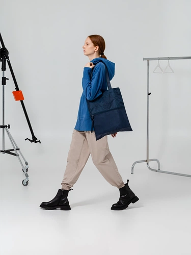 Сумка для покупок Triangel, синяя Сумка для покупок Triangel, синяя