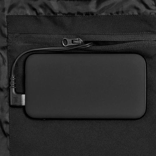 Куртка с подогревом Thermalli Everest, черная Куртка с подогревом Thermalli Everest, черная