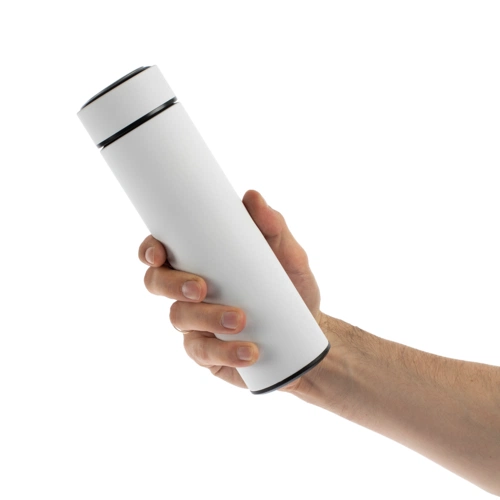 Термос с ситечком Percola, белый Термос с ситечком Percola, белый