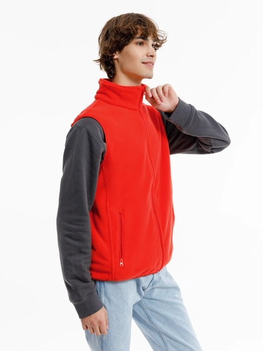 Жилет флисовый унисекс Nesse, красный Жилет флисовый унисекс Nesse, красный