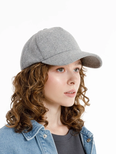 Бейсболка Woolridge, серый меланж Бейсболка Woolridge, серый меланж