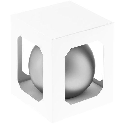 Елочный шар Finery Matt, 10 см, матовый серебристый Елочный шар Finery Matt, 10 см, матовый серебристый