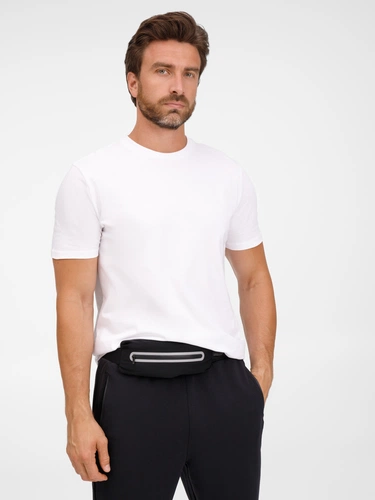 Спортивная поясная сумка Springa, черная Спортивная поясная сумка Springa, черная