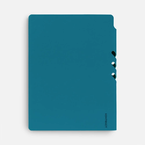 Ежедневник Flexpen Shall, недатированный, бирюзовый Ежедневник Flexpen Shall, недатированный, бирюзовый