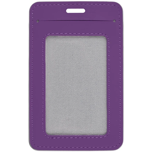 Чехол для пропуска Shall Simple, фиолетовый Чехол для пропуска Shall Simple, фиолетовый