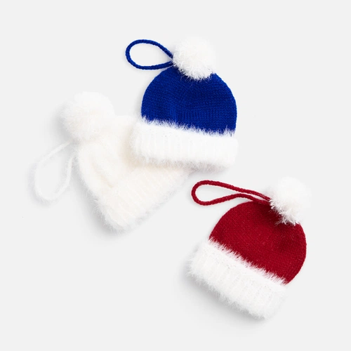 Подвеска на елку «Вьюжка», шапочка, красная Подвеска на елку «Вьюжка», шапочка, красная