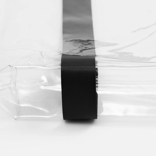 Шопер Clear Fest, ver.2, прозрачный с черными ручками Шопер Clear Fest, ver.2, прозрачный с черными ручками