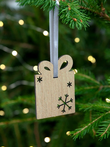 Деревянная подвеска Christmate, подарок Деревянная подвеска Christmate, подарок