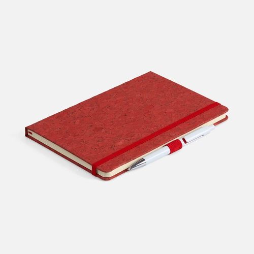 Блокнот Cork County, красный Блокнот Cork County, красный