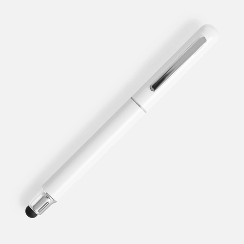 Роллер Scribo со стилусом, матовый белый Роллер Scribo со стилусом, матовый белый