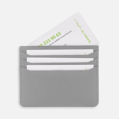 Чехол для карт Alaska, серый Чехол для карт Alaska, серый