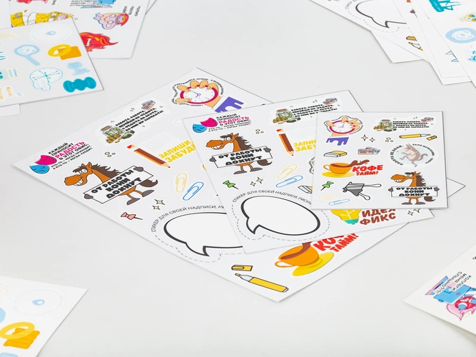 Наклейки UV-DTF Stiker Pack на заказ, L Наклейки UV-DTF Stiker Pack на заказ, L