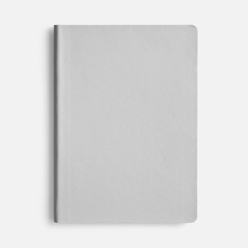 Блокнот Flex Shall ver.2, серебристый Блокнот Flex Shall ver.2, серебристый