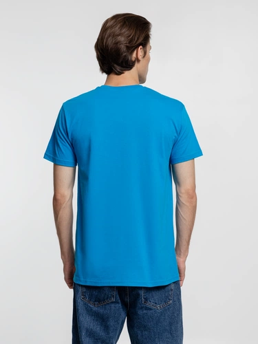 Футболка унисекс T-Bolka 160, бирюзовая Футболка унисекс T-Bolka 160, бирюзовая