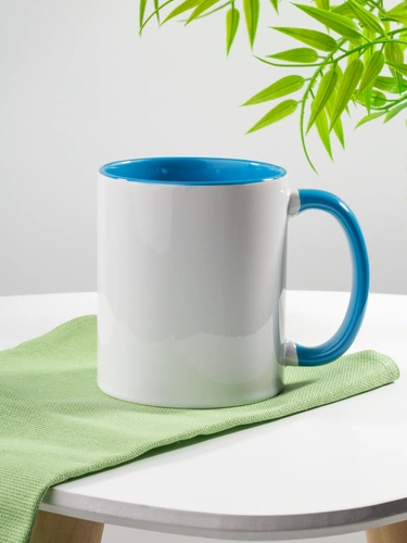 Кружка Promo Plus для сублимационной печати, светло-голубая Кружка Promo Plus для сублимационной печати, светло-голубая