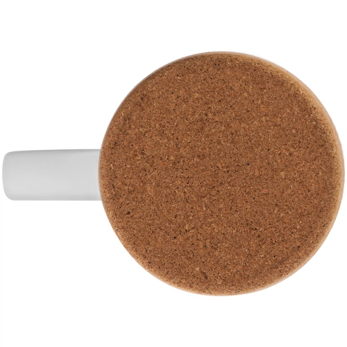 Кружка с пробковой подставкой Corky для сублимационной печати, матовая, белая Кружка с пробковой подставкой Corky для сублимационной печати, матовая, белая