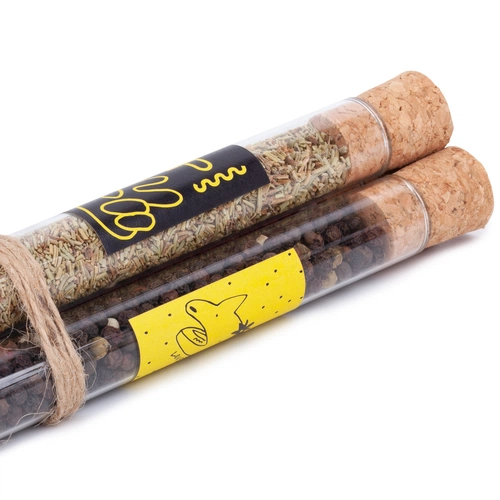 Образец набора специй Spicy Stick в колбах с нанесением Образец набора специй Spicy Stick в колбах с нанесением