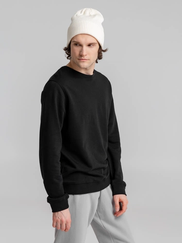 Свитшот унисекс BNC Inspire (Organic), черный Свитшот унисекс BNC Inspire (Organic), черный