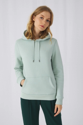 Толстовка с капюшоном женская Queen, ярко-синяя Толстовка с капюшоном женская Queen, ярко-синяя