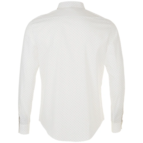 Рубашка мужская Becker Men, белая с темно-синим Рубашка мужская Becker Men, белая с темно-синим