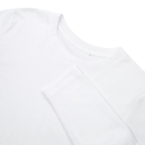 Футболка с длинным рукавом Lehta, белая Футболка с длинным рукавом Lehta, белая