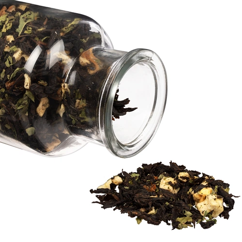 Чай «Сокочай», черный с соком ананаса, с кусочками ананаса, яблока и корицы Чай «Сокочай», черный с соком ананаса, с кусочками ананаса, яблока и корицы