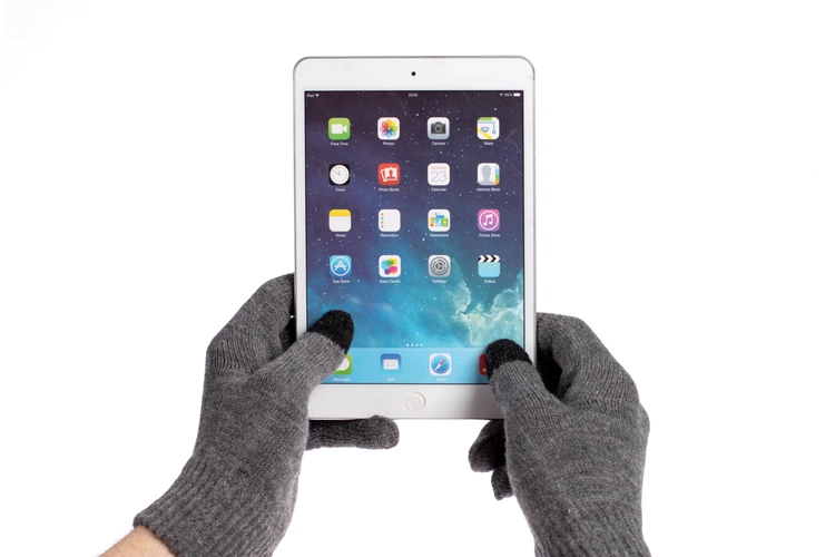 Перчатки сенсорные Urban Flow, темно-серый меланж Перчатки сенсорные Urban Flow, темно-серый меланж