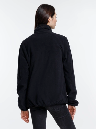 Куртка флисовая унисекс Nesse, черная Куртка флисовая унисекс Nesse, черная