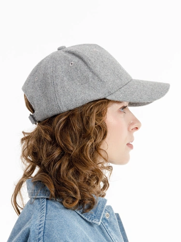 Бейсболка Woolridge, серый меланж Бейсболка Woolridge, серый меланж