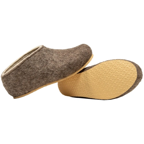 Домашние валенки Cant, серо-коричневые (натуральные) Домашние валенки Cant, серо-коричневые (натуральные)