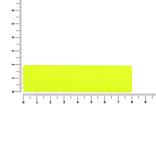 Наклейка тканевая Lunga, S, желтый неон Наклейка тканевая Lunga, S, желтый неон