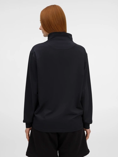 Свитшот на молнии Morfiss, черный Свитшот на молнии Morfiss, черный