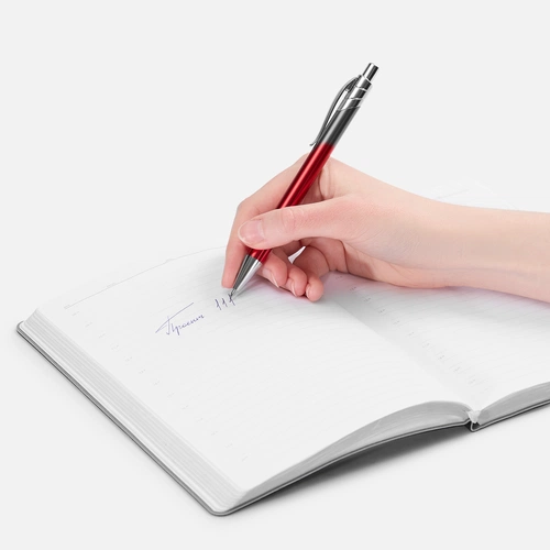 Ручка шариковая Undertone Metallic, красная Ручка шариковая Undertone Metallic, красная