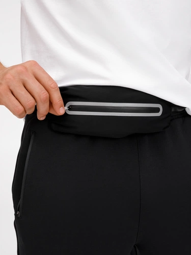 Спортивная поясная сумка Springa, черная Спортивная поясная сумка Springa, черная