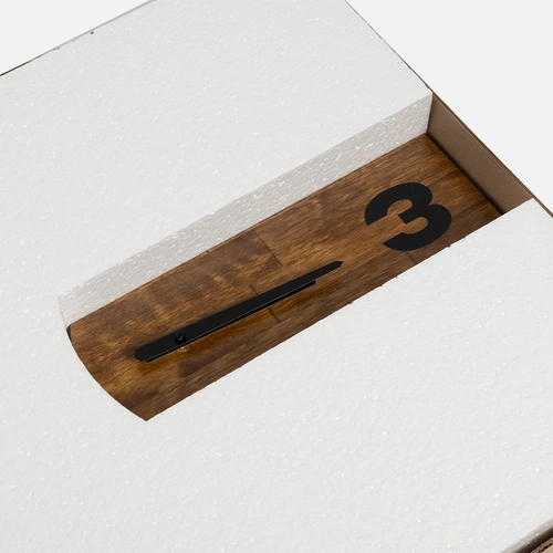 Часы TimeLord, черные с коричневым Часы TimeLord, черные с коричневым