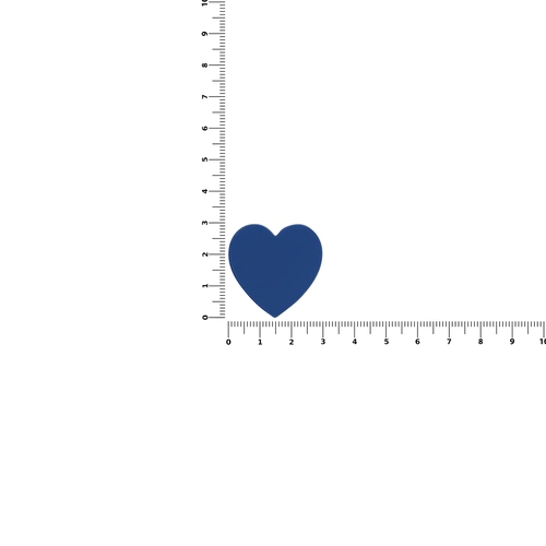 Джибитс из ПВХ «Сердце», синий Джибитс из ПВХ «Сердце», синий
