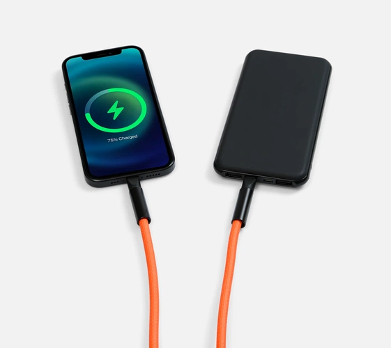 Кабель-ланьярд energyFlex Power Delivery 60 Вт, оранжевый Кабель-ланьярд energyFlex Power Delivery 60 Вт, оранжевый