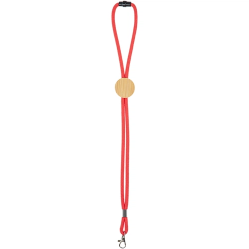 Шнурок для бейджа Tube Wood, красный Шнурок для бейджа Tube Wood, красный