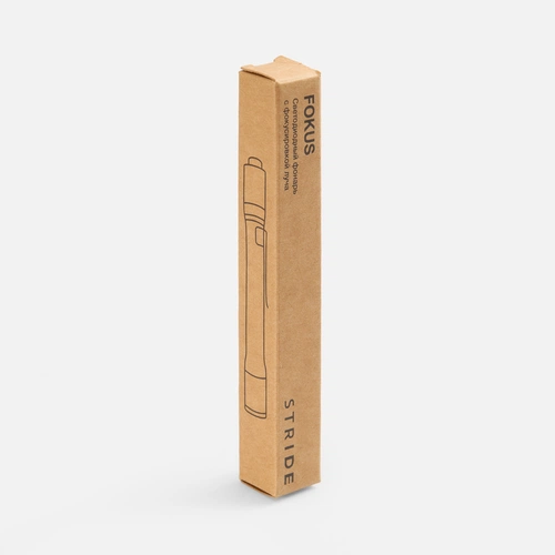 Фонарик с фокусировкой луча Fokus, серо-синий Фонарик с фокусировкой луча Fokus, серо-синий