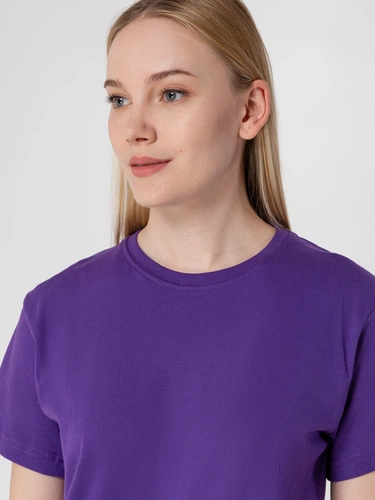 Футболка унисекс T-Bolka 160, фиолетовая Футболка унисекс T-Bolka 160, фиолетовая