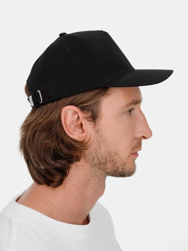 Бейсболка Long Beach, черная Бейсболка Long Beach, черная