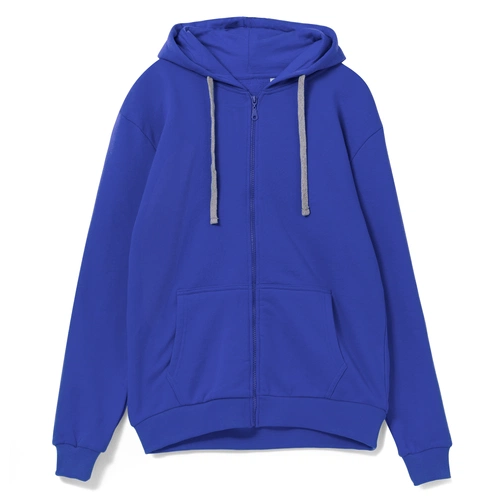 Толстовка на молнии с капюшоном Unit Siverga , ярко-синяя Толстовка на молнии с капюшоном Unit Siverga , ярко-синяя