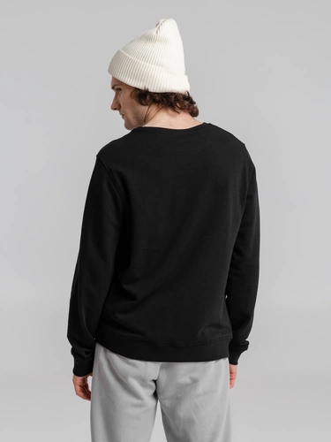 Свитшот унисекс BNC Inspire (Organic), черный Свитшот унисекс BNC Inspire (Organic), черный