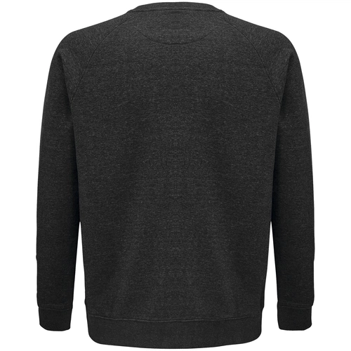 Свитшот унисекс Space, черный меланж Свитшот унисекс Space, черный меланж